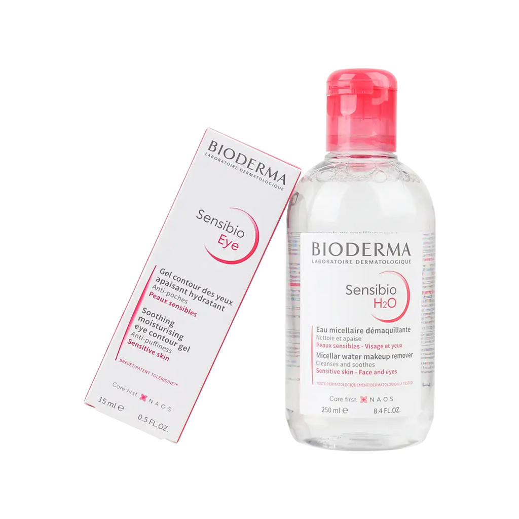 Bioderma Sensibio H2O + Eye Contour Gel-Set