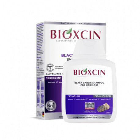 Bioxcin Daily Shampoo For Hair Loss 300ml-Black Garlic