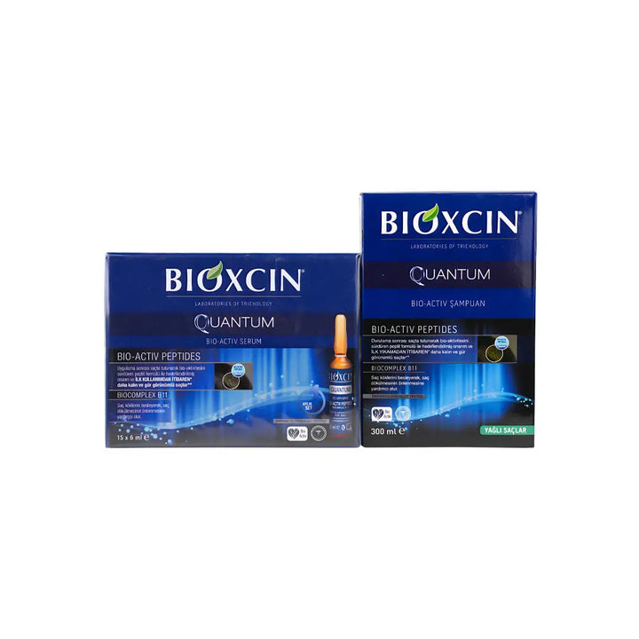 97296-Bioxcin Quantum Sampoo Oily Hair + Serum Set