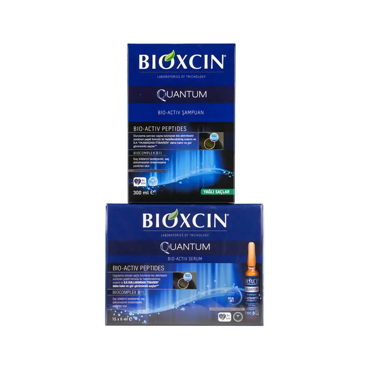 97296-Bioxcin Quantum Sampoo Oily Hair + Serum Set +1