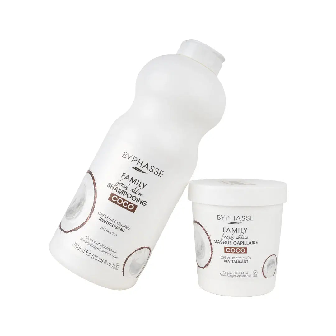 97368-Byphasse Fresh Delice Shampoo + Mask Coco Set