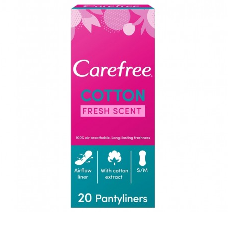 Carefree Breath Cotton Fresh 20 Pads