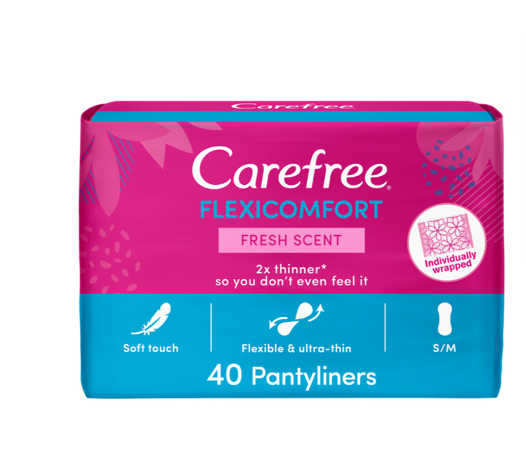 CAREFREE FLEXI COMFORT 40PADS-FRESH