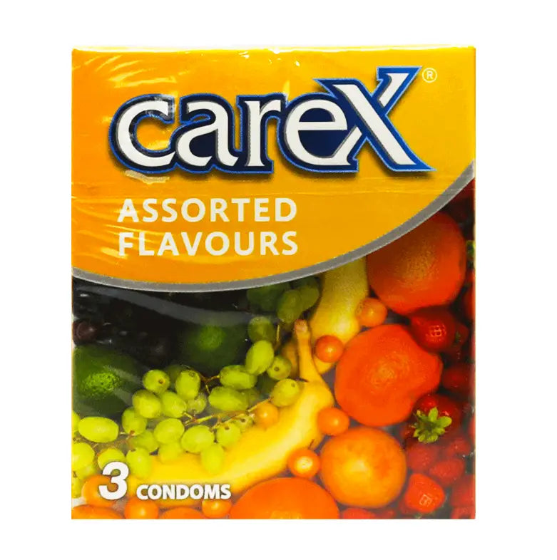 Carex Assorted Flavours Condoms 3pcs