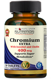 BIOBOLICS CHROMIUM EXTRA 400MCG 50 TABLETS