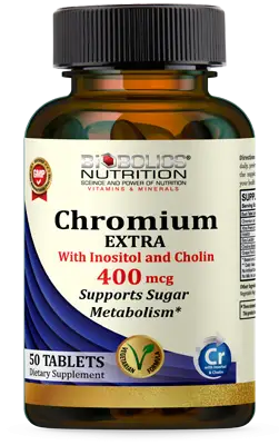 50089-Biobolics Chromium Extra 400Mcg 50 Tablets