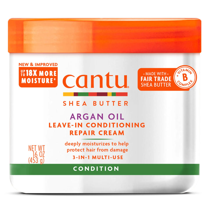 55034-Cantu Leave-In Conditioning Repair Cream 453G-Argan Oil +3