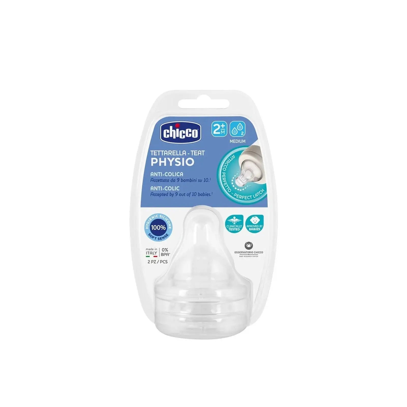 Chicco Physio Anti-Colic Medium 2pcs (2m+)-2202