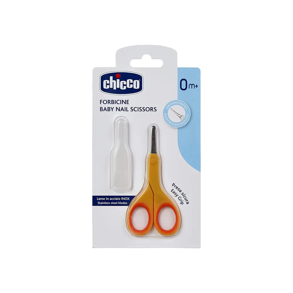 Chicco Forbicine Baby Nail Scissors Orange (0m + )-9503