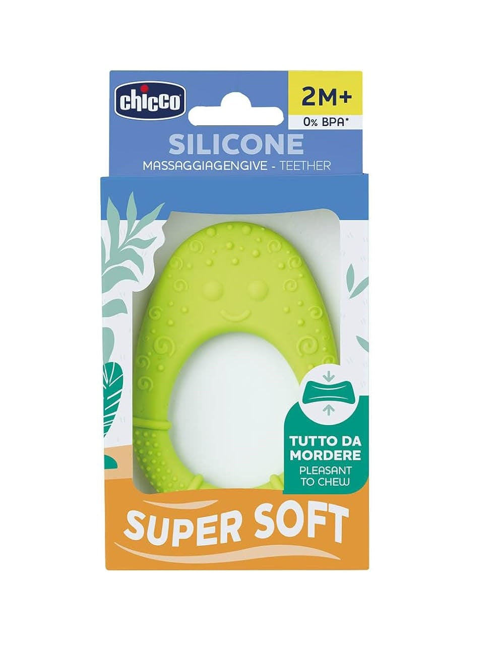 Chicco Silicone Teether Super Soft (2m+)-3436