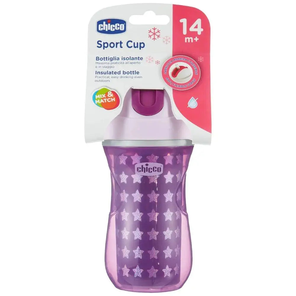 Chicco Sport Cup Insulated Bottle Girl (14m + ) 266ml-0114