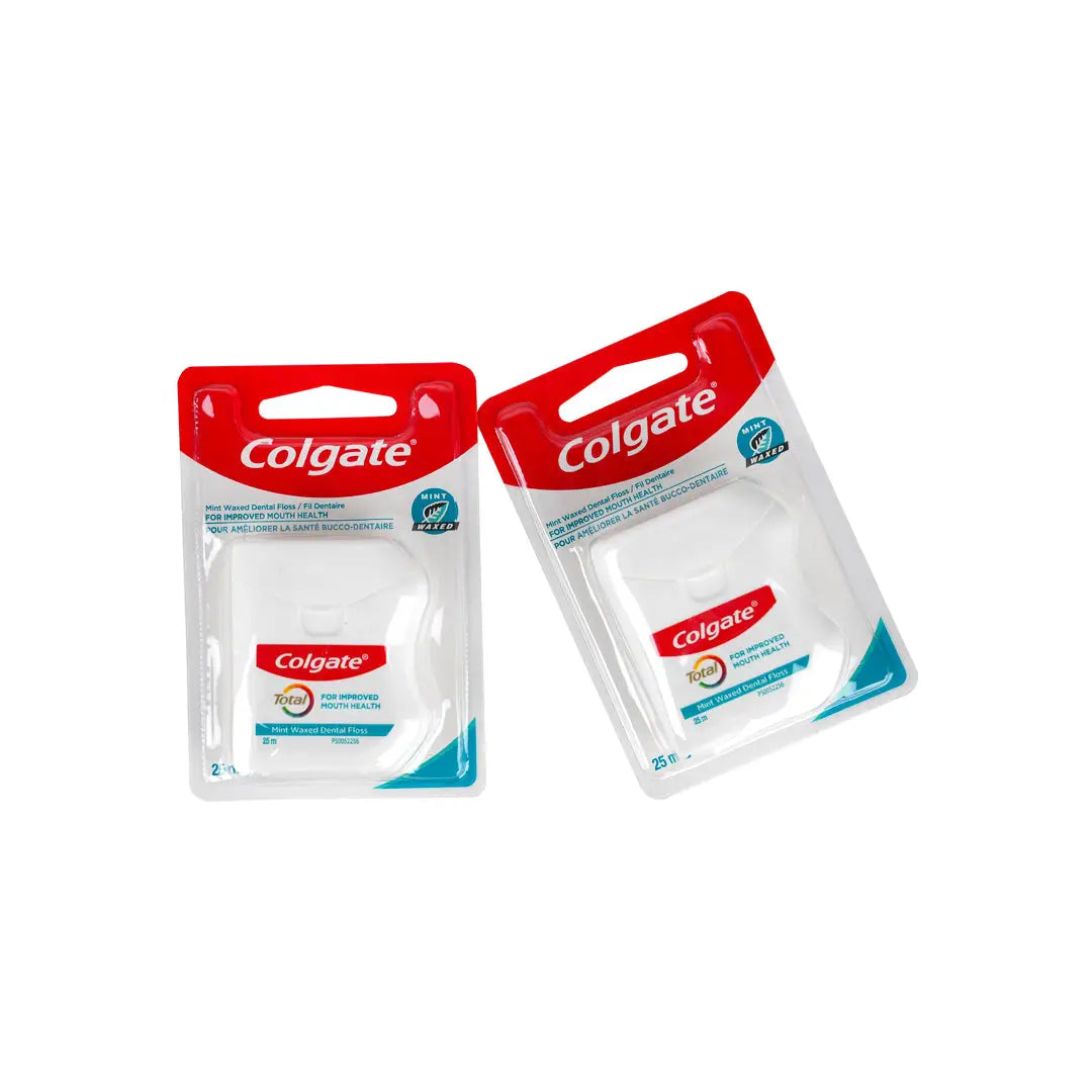 Colgate Total Mint Dental Floss Waxed 25M Set