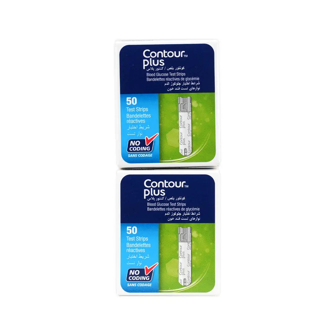 Contour Plus 50 Strips Duo Set