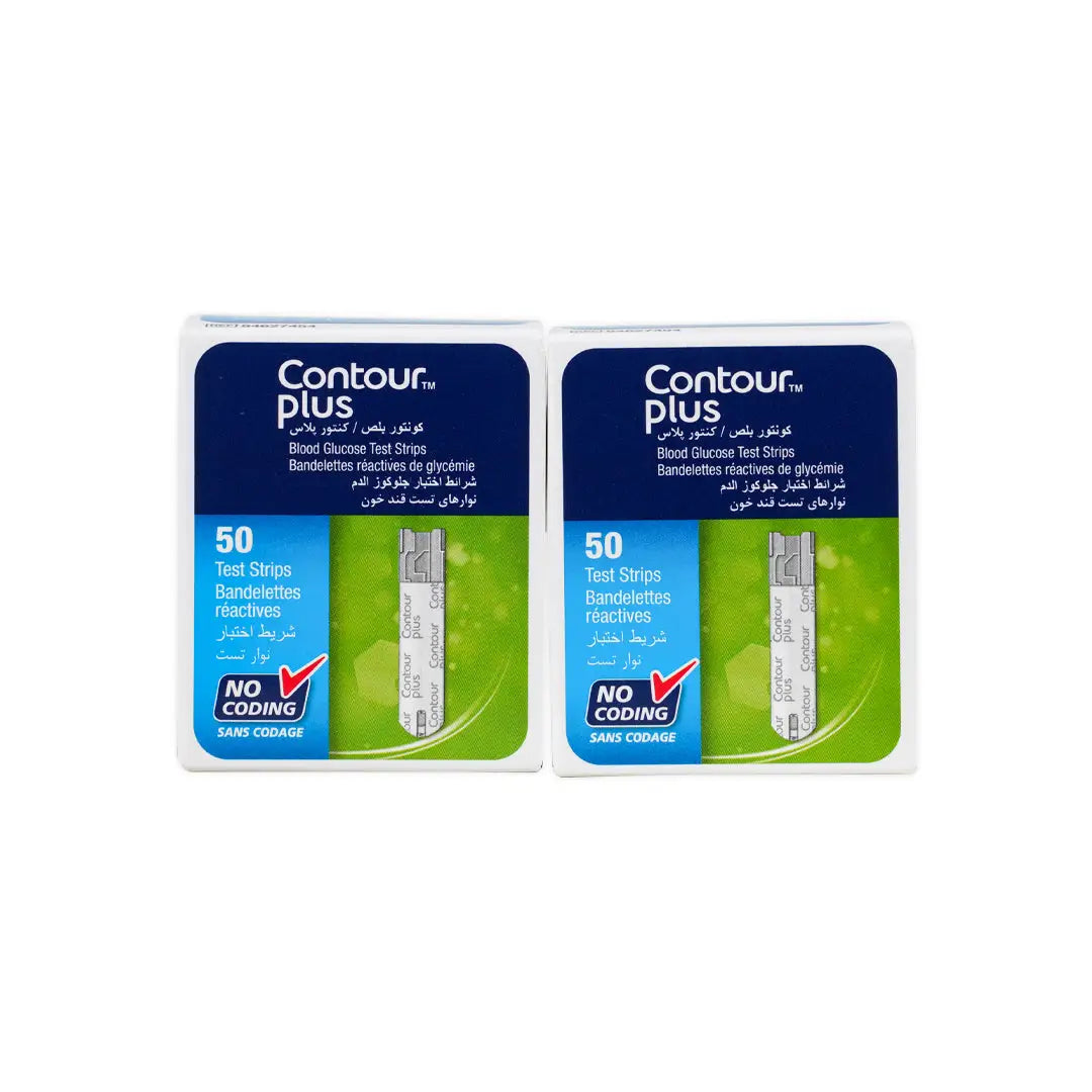 Contour Plus 50 Strips Duo Set