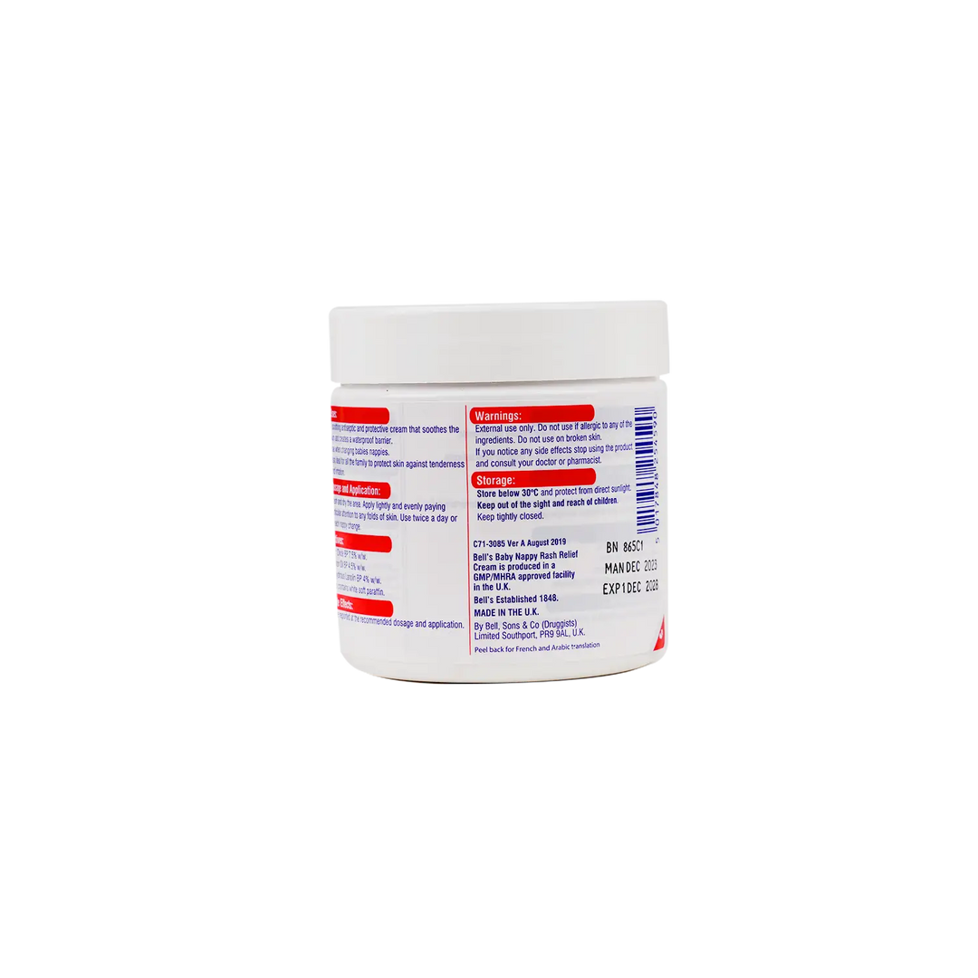 53602-Bells Baby Nappy Rash Relief Cream 225G +2