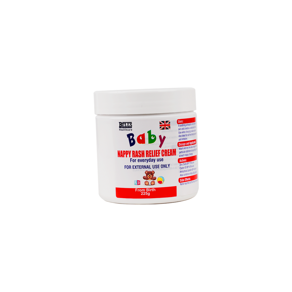 Bells Baby Nappy Rash Relief Cream 225G