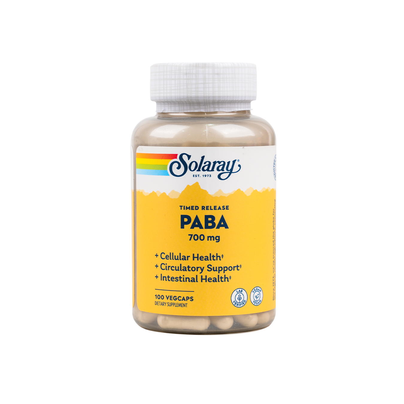 Solaray Paba 700mg 100 Vegcaps