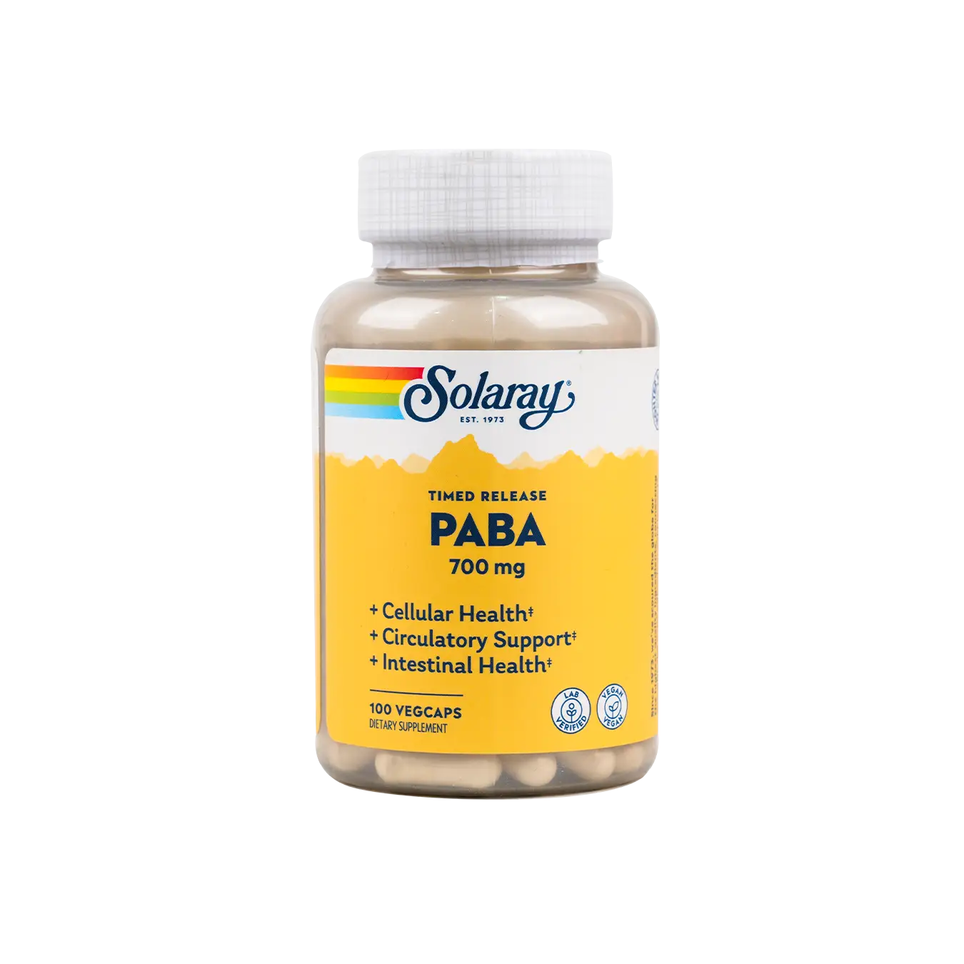 Solaray Paba 700mg 100 Vegcaps