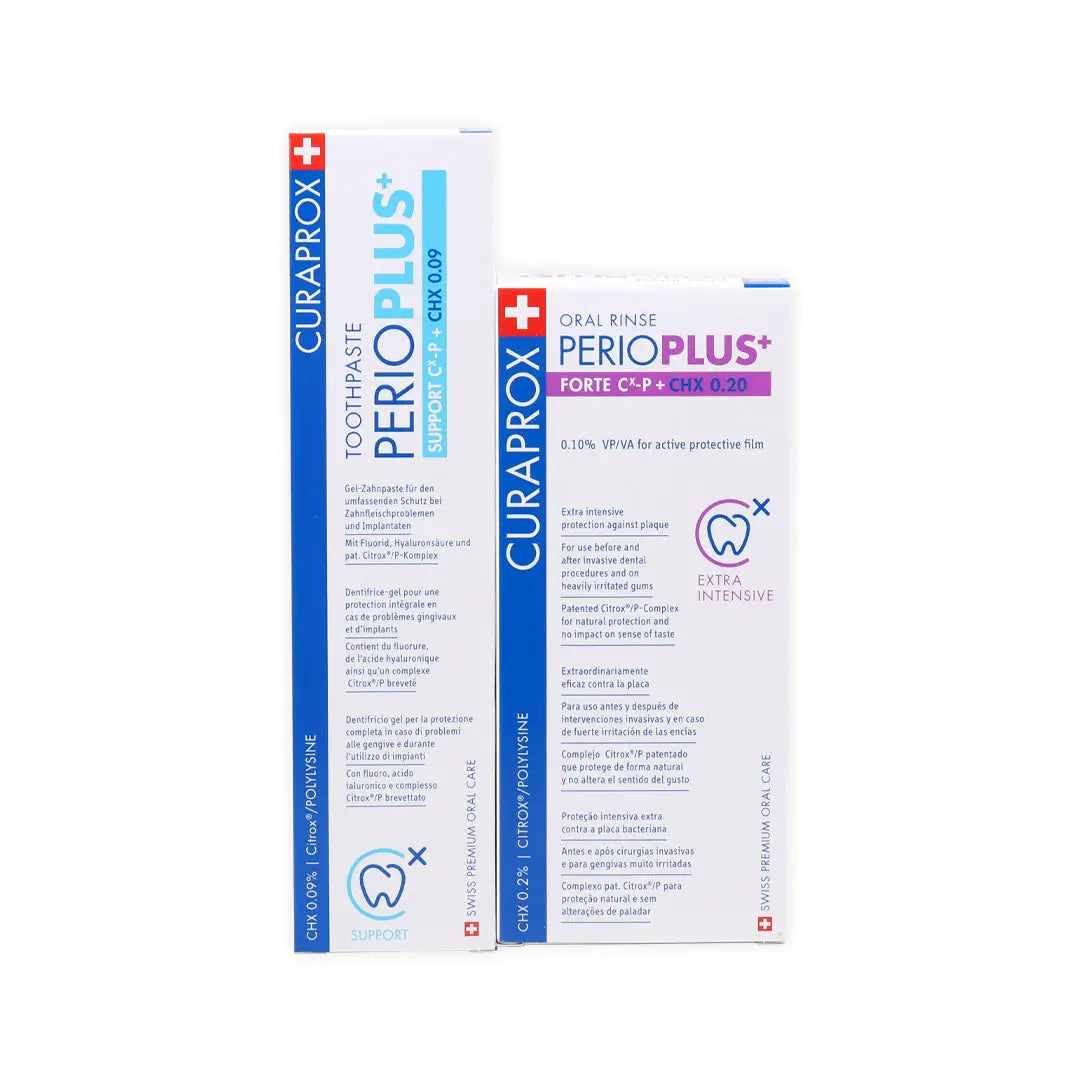 97200-Curaprox Perioplus Toohtpaste  + Mouthwash Set +1