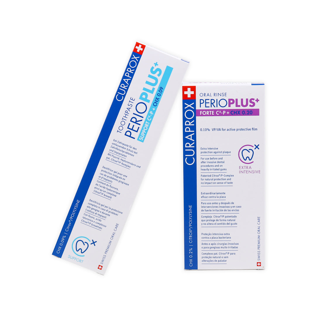 Curaprox Perioplus Toohtpaste  + Mouthwash Set