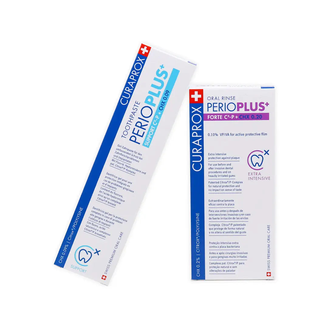 97200-Curaprox Perioplus Toohtpaste  + Mouthwash Set