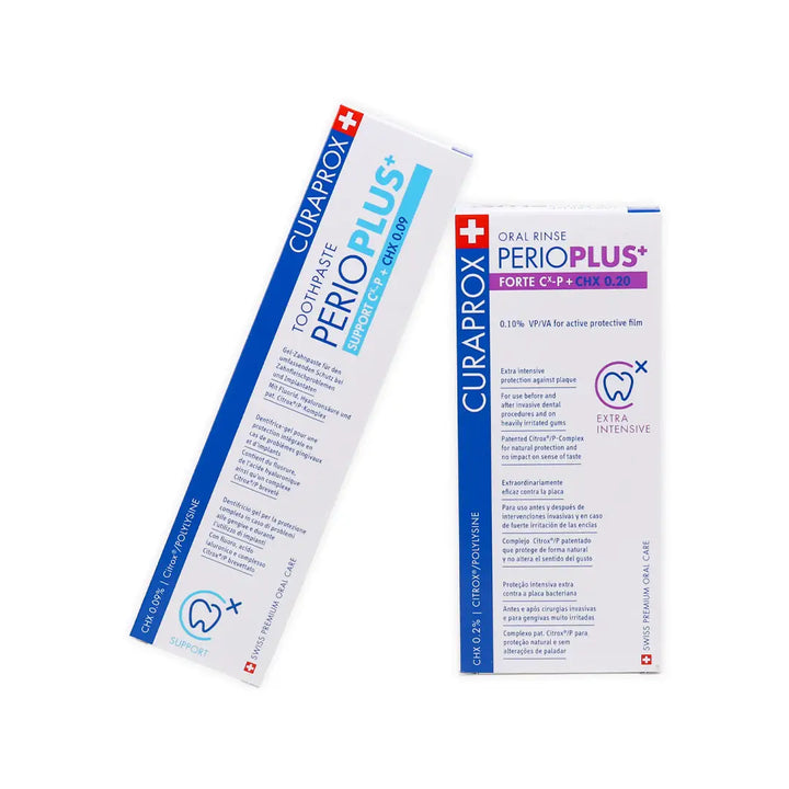 97200-Curaprox Perioplus Toohtpaste  + Mouthwash Set