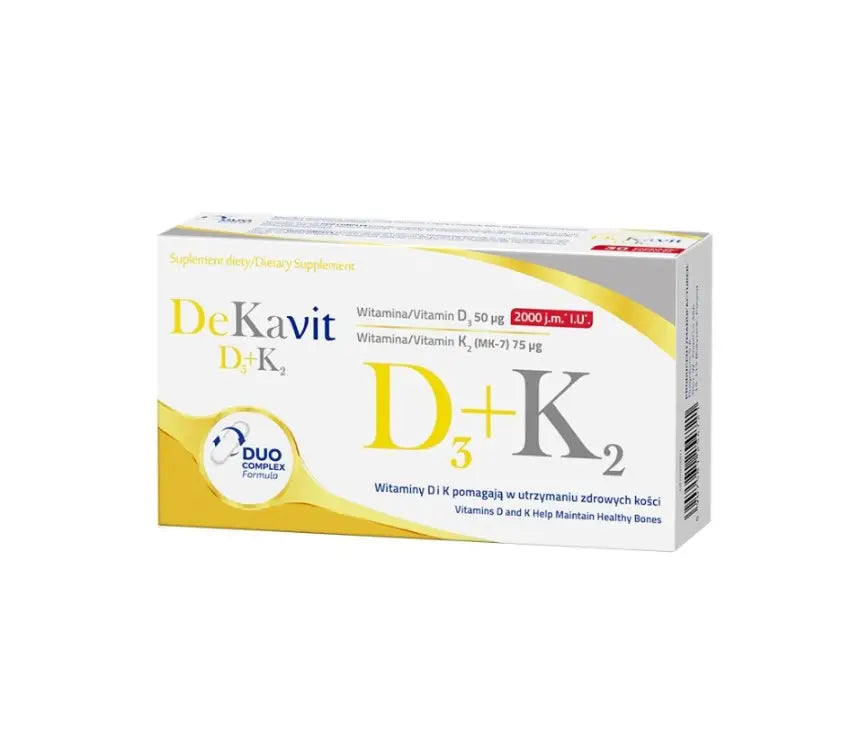 DEKAVIT D3+K2 30 CAPSULES