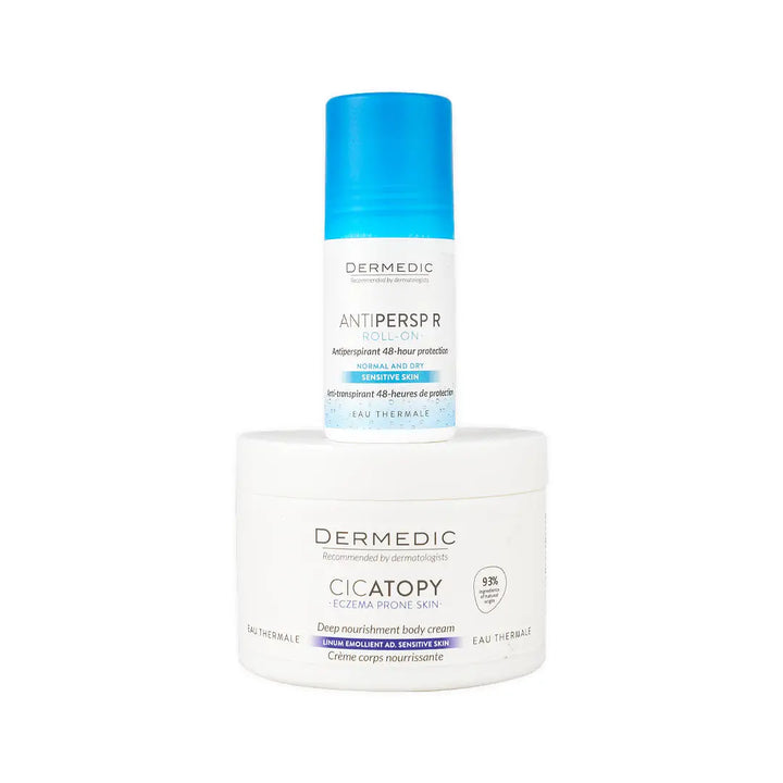 97412-Dermedic Roll On + Body Cream Set