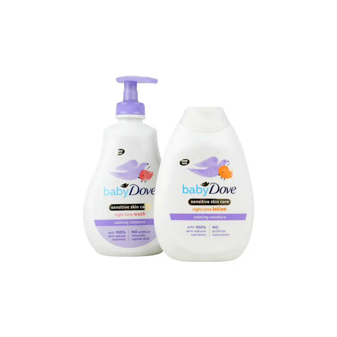 97210-Dove Baby Night Time Wash + Lotion Set