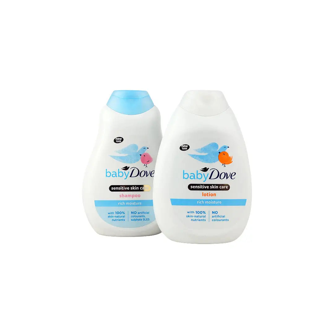 97209-Dove Baby Rich Moisture Shampoo + Baby Lotion Set