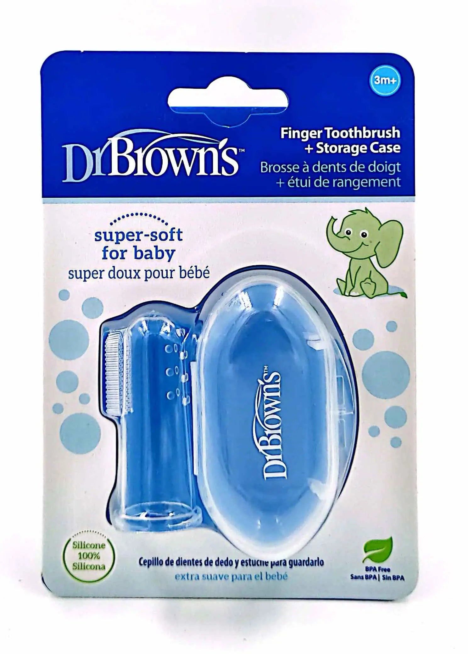 Dr Browns Finger ToothBrush+Storage Case-1691