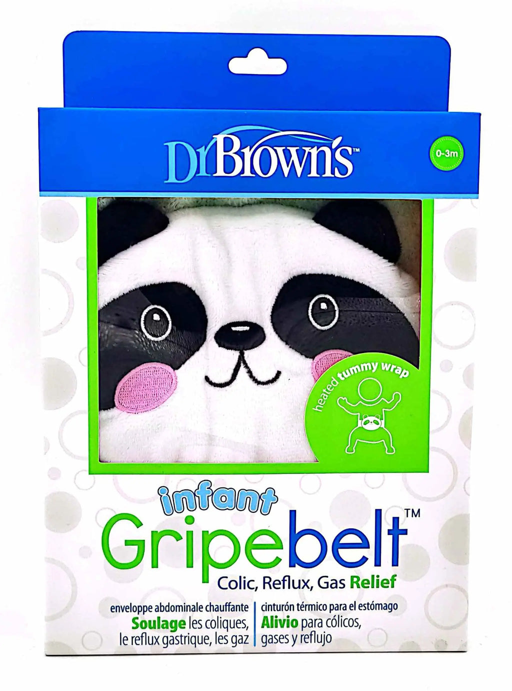 Dr Browns Infant Gripe Belt(0-3m)Panda-3892