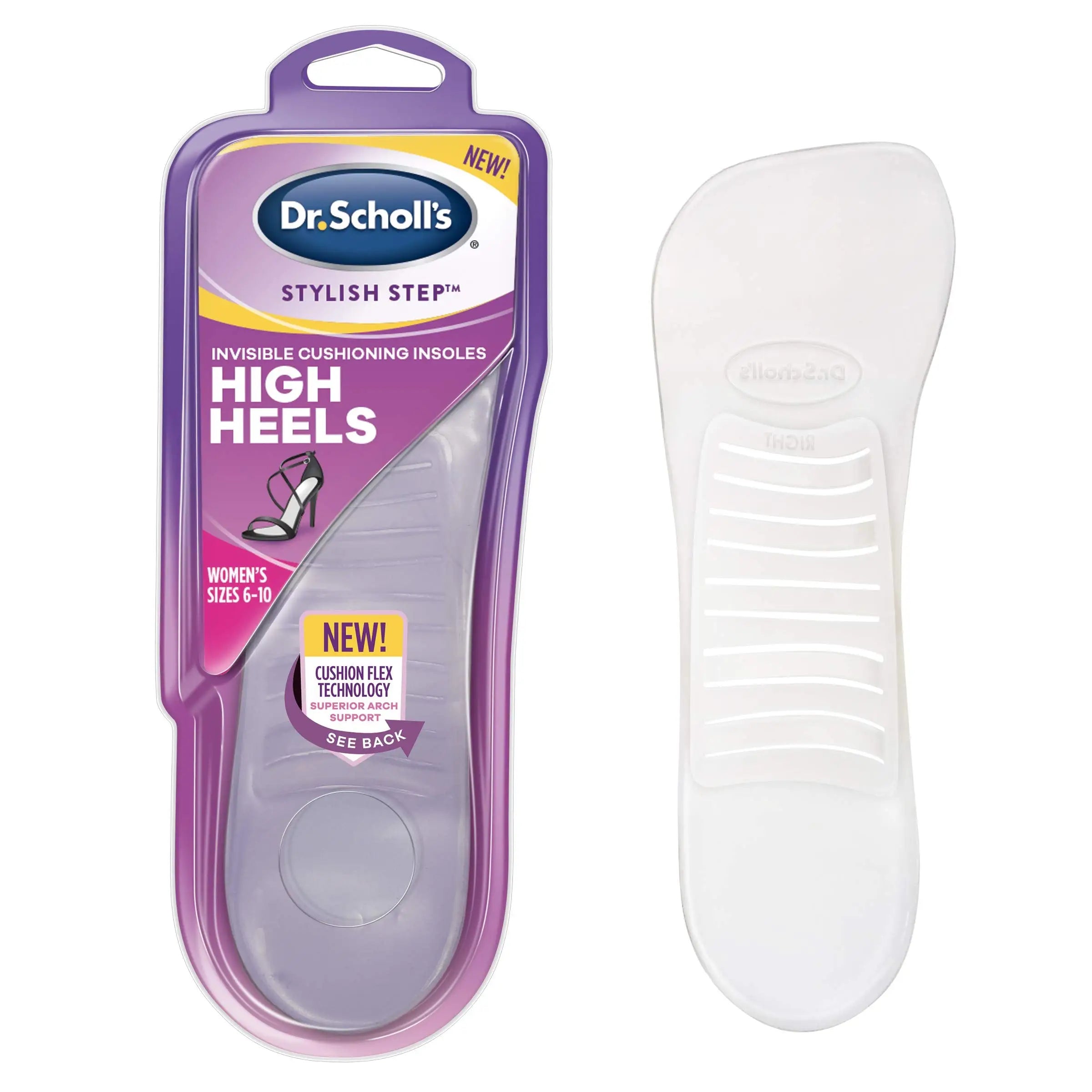 Dr.Scholl's High Heels Insoles Women's Sizes 6-10 1Pair
