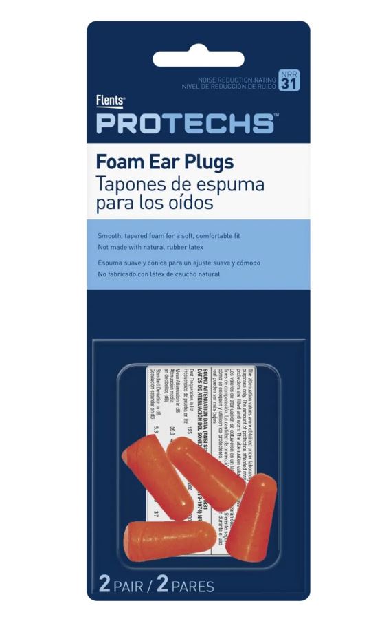 Flents Protechs Form Ear Plugs 2Pair - 400583A