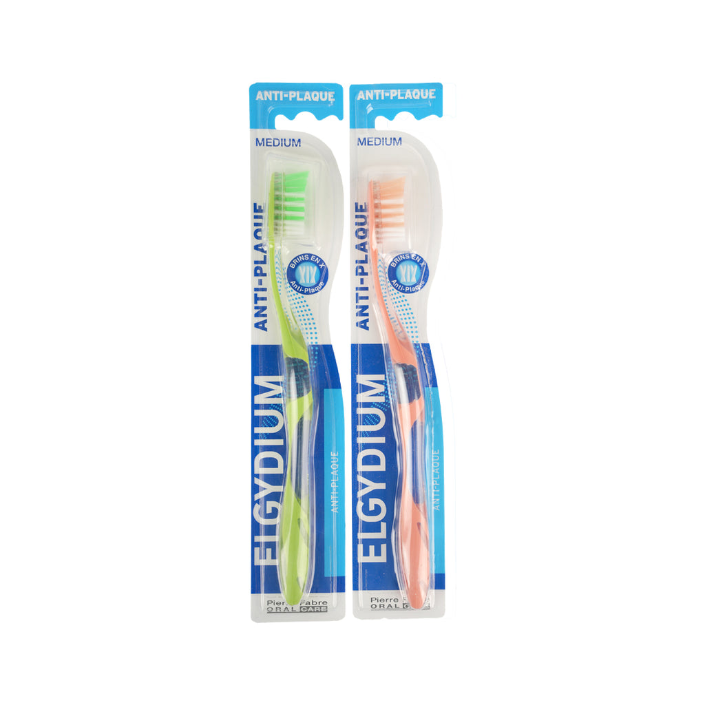 Elgydium Anti-plaque Toothbrush -Medium Set