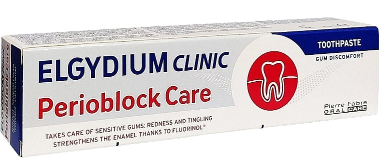 Elgydium Clinic Perioblock Care Toothpaste 75ml