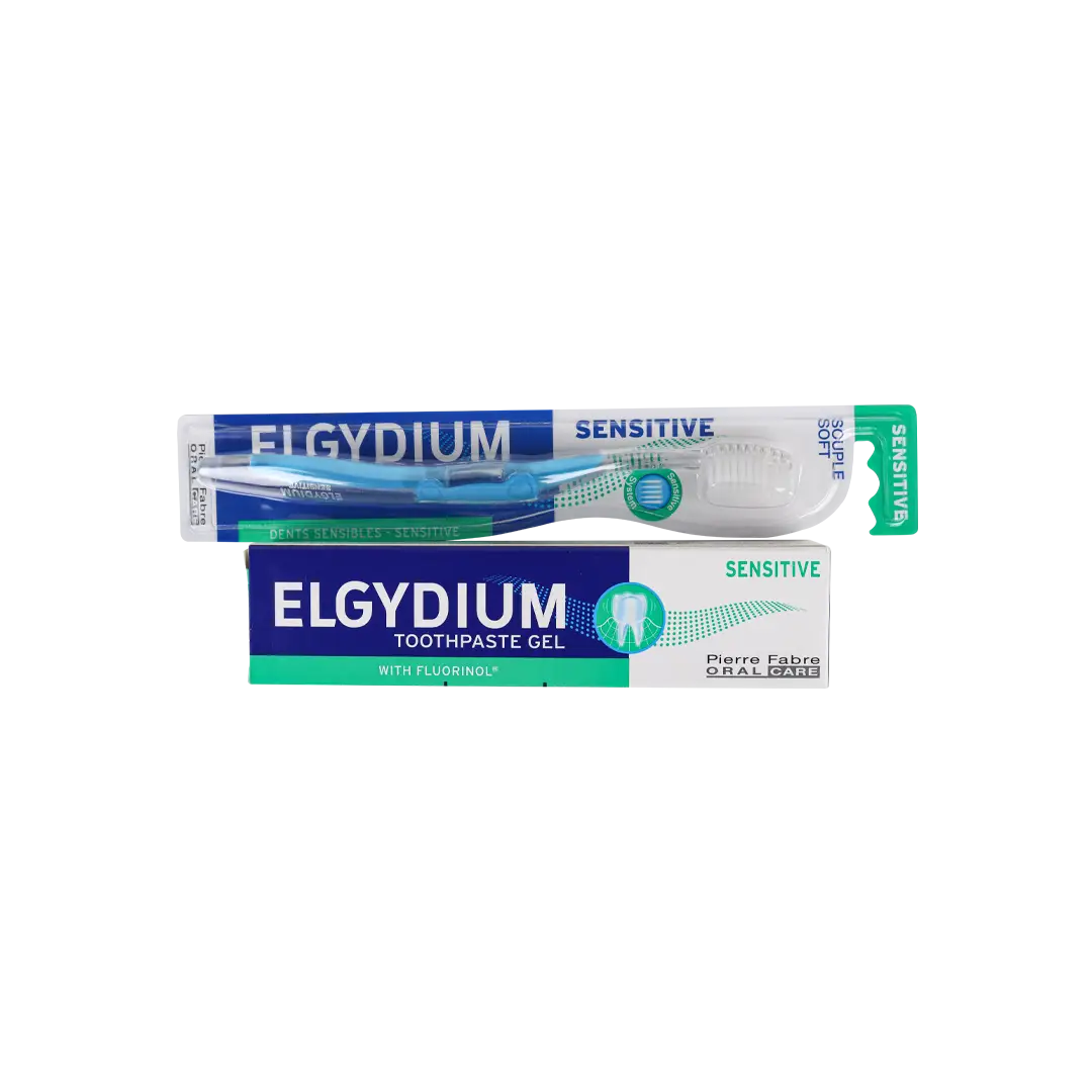 97139-Elgydium Sensitive Toothbrush + Toothpaste Set