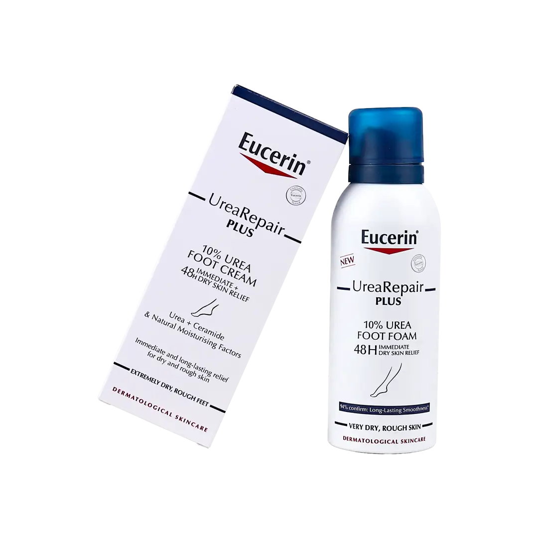 Eucerin 10% Urea Foot Foam + Cream Set