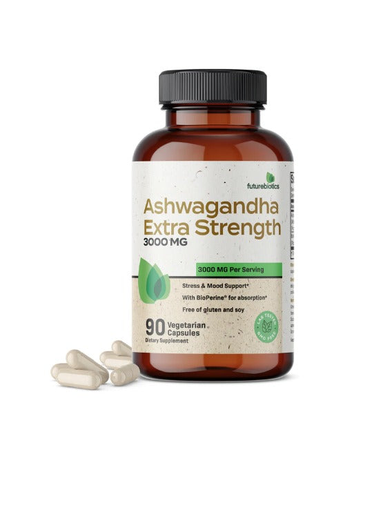 FUTUREBIOTICS ASHWAGANDHA EXTRA STRENGTH 3000MG 90 CAPSULES