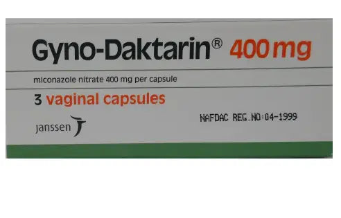 12733-Gyno-Daktarin 400Mg Vaginal 3 Ovules