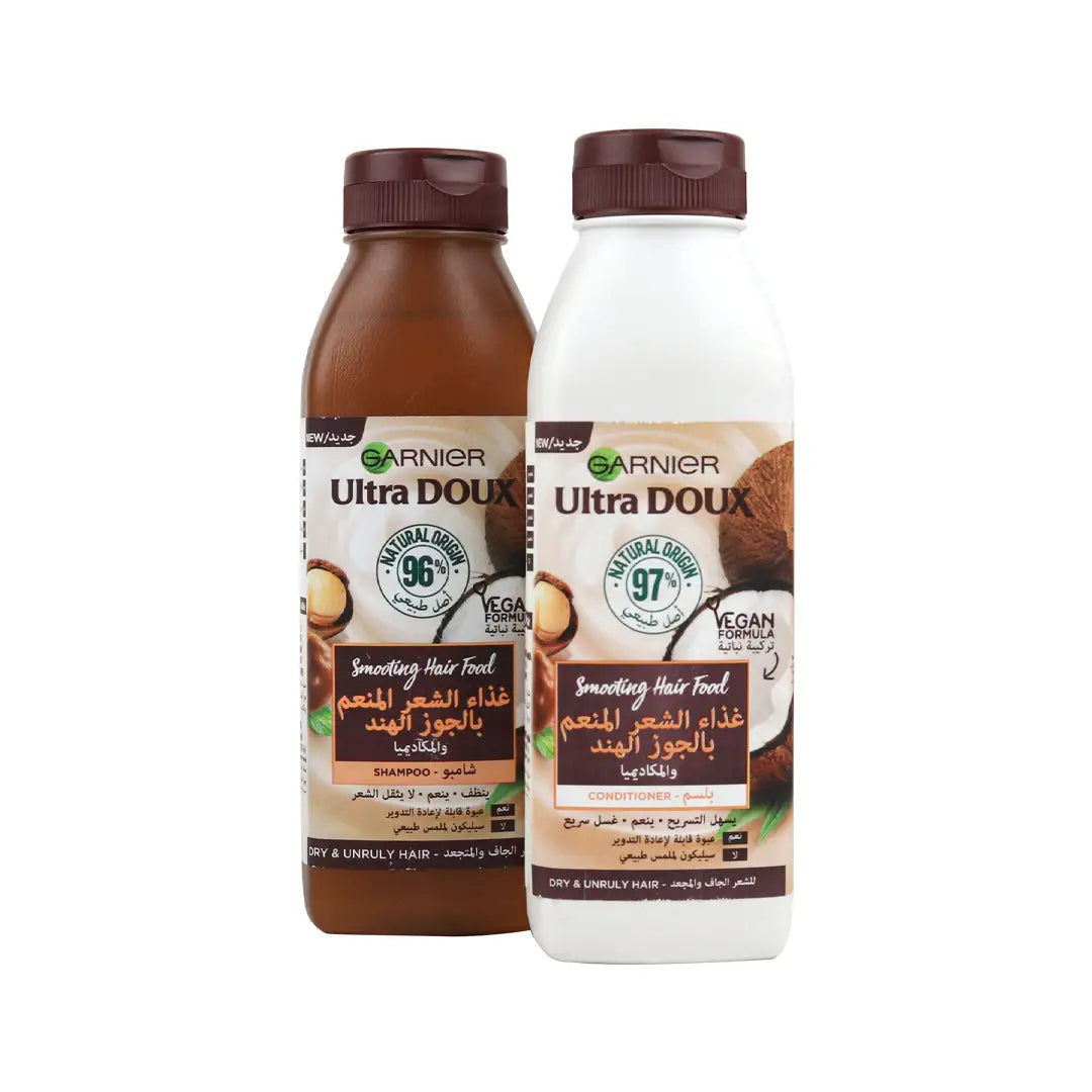97220-Garnier Smoothing Shampoo + Conditioner Set +1