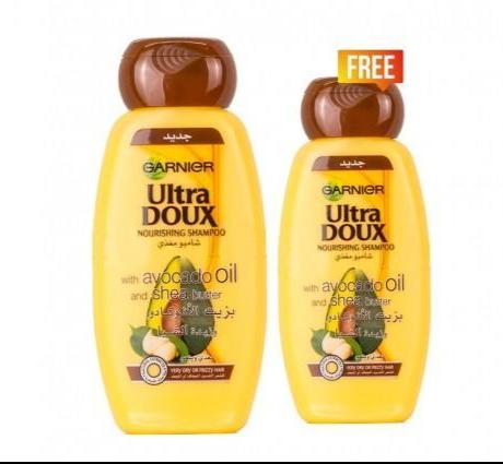 Garnier Ultra Doux Shampoo 400ml+200ml-Avocado & Shea Butter