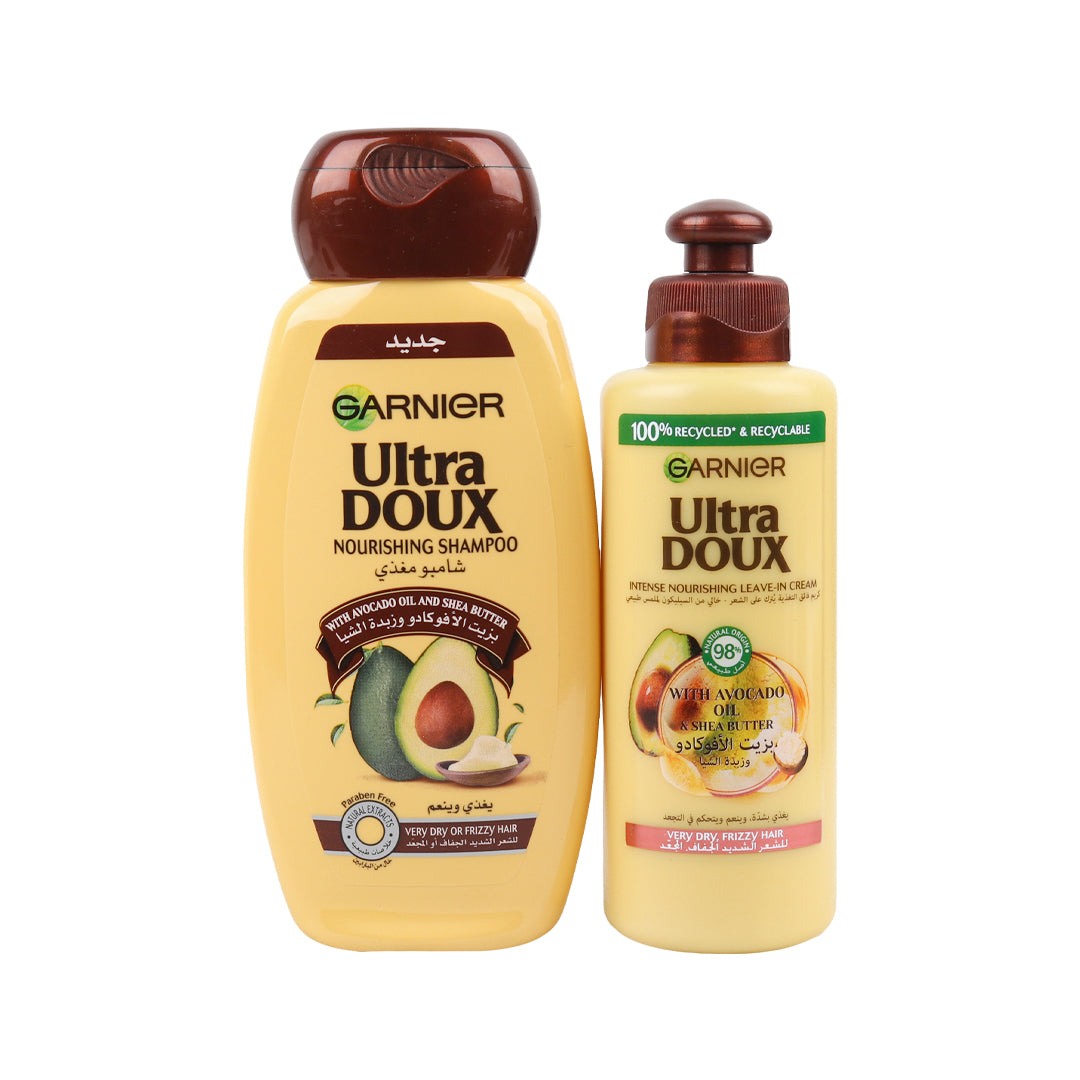 Garnier Ultra Doux Shampoo + Leave In - Avocado Set