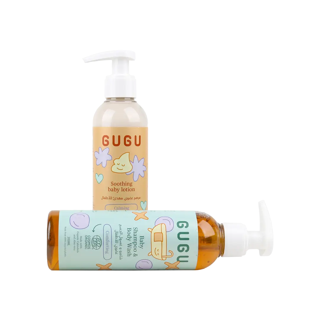 Gugu Shampoo + Body Lotion Set