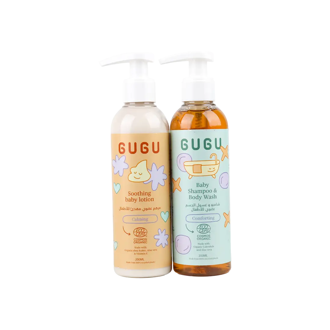 Gugu Shampoo + Body Lotion Set