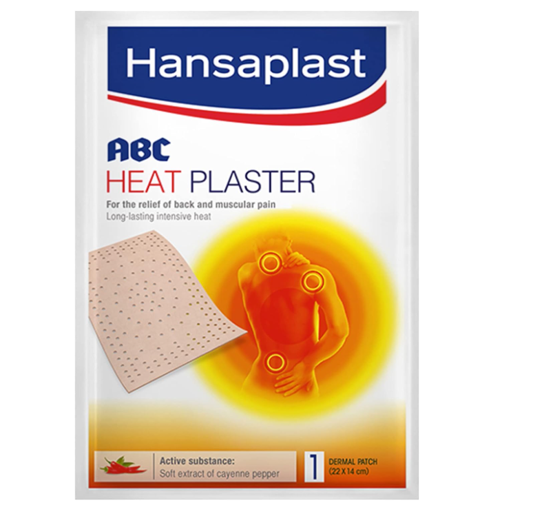 HANSAPLAST ABC HEAT PLASTER 22CM X 14CM