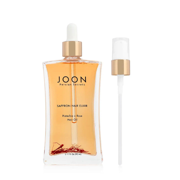 53120-Joon Saffron Hair Elixir  Pistachio + Rose Hair oil 92ml +2