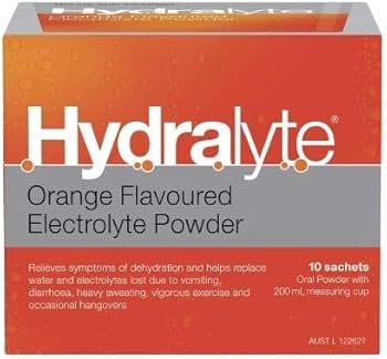 Hydralyte Orange Flavoured Powder 10 Sachets