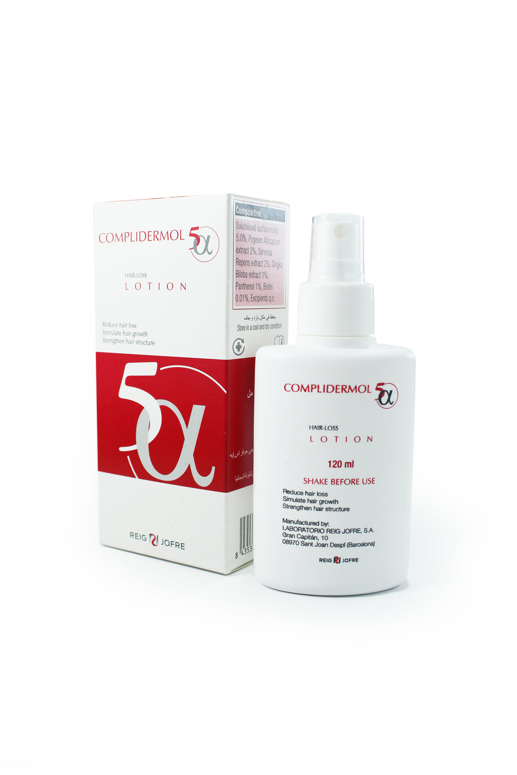 Complidermol 5-Alpha Hair Loss Lotion Spray 120ml