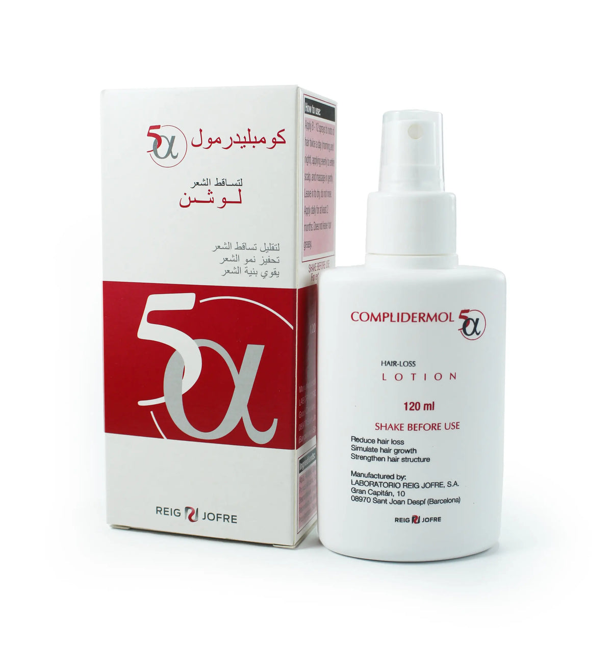 51552-Complidermol 5-Alpha Hair Loss Lotion Spray 120ml +1